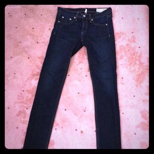 Rag & Bone Dark Wash Skinny Jeans